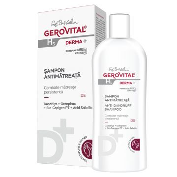 Sampon antimatreata Gerovital H3 Derma+ (Concentratie: Sampon, Gramaj: 200 ml) Sampon antimatreata Gerovital H3 Derma+ (Concentratie: Sampon, Gramaj: 200 ml)