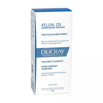 Sampon tratament pentru reducerea scuamelor cu efect anti-recidiva Kelual DS, Ducray (Concentratie: Sampon, Gramaj: 100 ml)