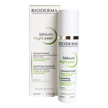 Ser cu efect de peeling corectarea imperfectiunilor Sebium Bioderma (Concentratie: Serum, Gramaj: 40 ml)