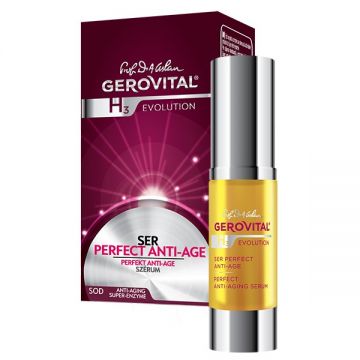 Ser perfect anti-age pentru toate tipurile de ten Gerovital H3 Evolution (Concentratie: Tratament pentru fata, Gramaj: 15 ml)
