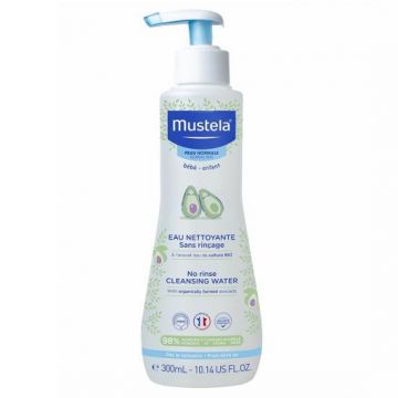 Solutie de curatare fara clatire Mustela (Gramaj: 300 ml, Concentratie: Solutie micelara)