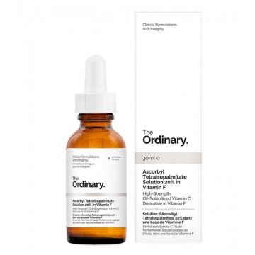 The Ordinary Solutie de Ascorbyl Tetraisopalmitate (Vitamina C) 20% in Vitamina F (Gramaj: 30 ml)