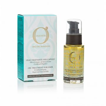 Ulei tratament pentru parul blond cu structura fina ORO DEL MAROCCO (Concentratie: Tratamente pentru par, Gramaj: 30 ml)