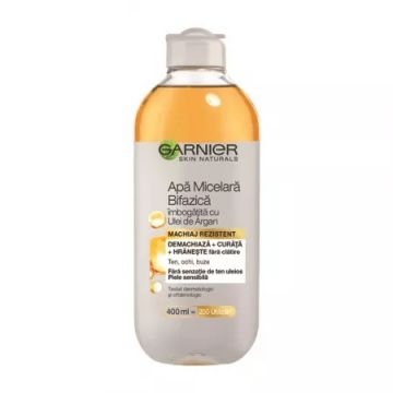 Apa micelara bifazica cu ulei de argan Skin Naturals, 400ml, Garnier