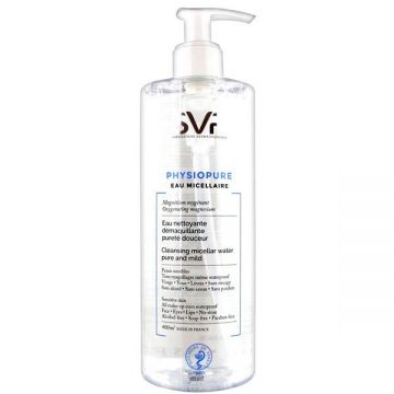 Apa micelara Physiopure SVR Laboratoires (Gramaj: 400 ml, Concentratie: Solutie micelara)