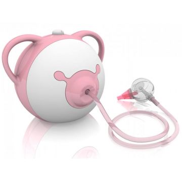 Aspirator nazal electric, roz, Nosiboo