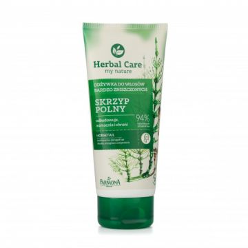 Balsam cu extract de Coada Calului pentru par deteriorat Herbal Care, 200ml, Farmona Balsam cu extract de Coada Calului pentru par deteriorat Herbal Care, 200ml, Farmona