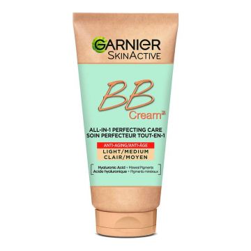 Crema BB multifunctionala anti-imbatranire cu nunata deschisa Skin Naturals, 50ml, Garnier