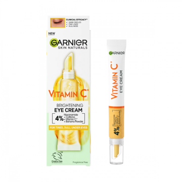 Crema de ochi cu Vitamina C si efect de iluminare Skin Naturals, 15ml, Garnier