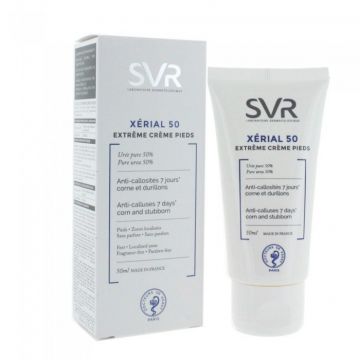 Crema picioare Xerial 50 Extreme SVR Laboratoires (Concentratie: Crema pentru picioare, Gramaj: 50 ml)