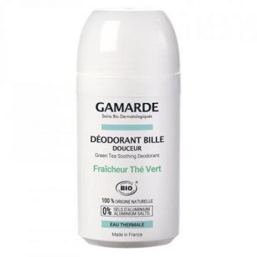 Deodorant bio roll-on cu ceai verde Gamarde (Concentratie: Roll-On, Gramaj: 50 ml)