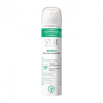 Deodorant spray antiperspirant pentru corp Spirial SVR Laboratoires (Concentratie: Deo Spray, Gramaj: 75 ml)