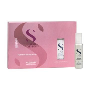 Fiole ulei de hidratare Alfaparf Semi Di Lino Moisture Nutritive oil (Concentratie: Tratamente pentru par, Gramaj: 6 x 13ml) Fiole ulei de hidratare Alfaparf Semi Di Lino Moisture Nutritive oil (Concentratie: Tratamente pentru par, Gramaj: 6 x 13ml)