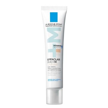Gel-crema anti-imperfectiuni cu pigment de culoare, Nuanta Light,t Effaclar Duo+M La Roche-Posay, 40 ml (Concentratie: Crema, Gramaj: 40 ml, Nuanta fond de ten: Medium)