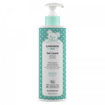 Gel de baie bio pentru bebelusi Gamarde (Concentratie: Gel de dus, Gramaj: 400 ml)