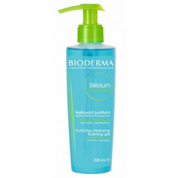 Gel spumant Sebium Bioderma (Gramaj: 200 ml, Concentratie: Gel de curatare) Gel spumant Sebium Bioderma (Gramaj: 200 ml, Concentratie: Gel de curatare)
