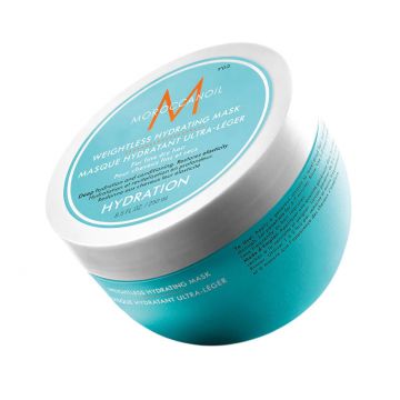 Masca pentru par uscat cu fir fin Moroccanoil Weightless Hydrating Mask (Concentratie: Masca, Gramaj: 250 ml)