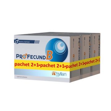 Pachet Profecund B (2+1), 30 capsule, Hyllan