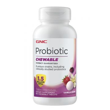 Probiotic chewable 1.5 Billion CFUs, 100 tablete, GNC
