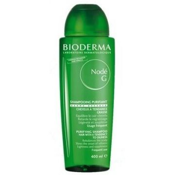 Sampon purifiant pentru par gras Node G Bioderma (Concentratie: Sampon, Gramaj: 400 ml)