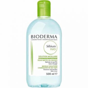 Solutie micelara ten mixt si gras H2O Sebium Bioderma (Gramaj: 100 ml, Concentratie: Solutie micelara)