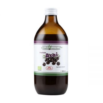 Acai suc bio 100% pur 500 ml Health Nutrition