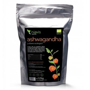 Ashwagandha Pulbere Ecologica/BIO Niavis 125 g