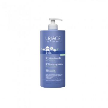 Crema de curatare 2 in 1 pentru copii, Uriage 1er Bebe (Gramaj: 1000 ml, Concentratie: Crema pentru curatare)