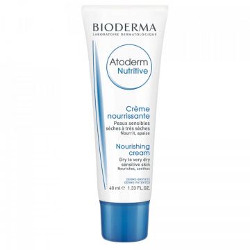 Crema ten uscat si foarte uscat Atoderm Nutritive Bioderma (Concentratie: Crema pentru ochi, Gramaj: 40 ml)