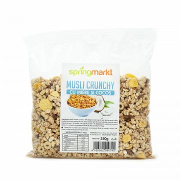 Crunchy musli (cu miere si cocos) SpringMarkt 350 g- SpringMarkt