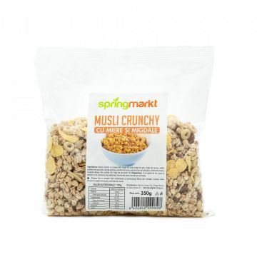 Crunchy musli (cu miere si migdale) SpringMarkt 350 g- SpringMarkt