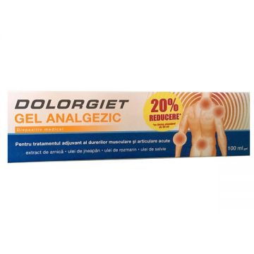 Gel analgezic Dolorgiet Zdrovit (Ambalaj: 50 ml)