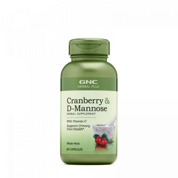 Merisor SI D-Manoza cu Vitamina C, 60 capsule, GNC