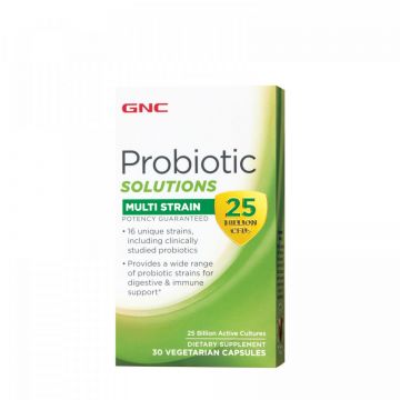 Probiotic Solutions cu tulpini multiple 25 miliarde, 30 capsule GNC