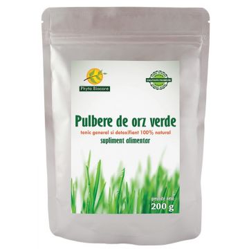Pulbere de orz verde, 200 g, Phyto Biocare