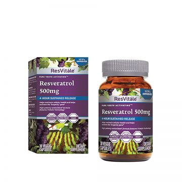 ResVitale Resveratrol 500mg 30 capsule GNC