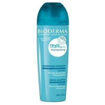 Sampon pentru copii ABCDerm Bioderma (Concentratie: Sampon, Gramaj: 200 ml)