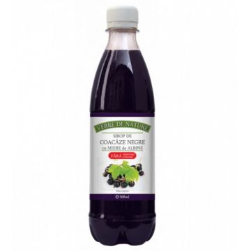 Sirop de Coacaze Negre cu Miere Manicos 500 ml