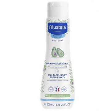 Spuma de baie energizanta Mustela (Gramaj: 200 ml, Concentratie: Spuma de baie)