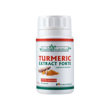 TURMERIC EXTRACT FORTE 100% natural, 60 capsule, Health Nutrition