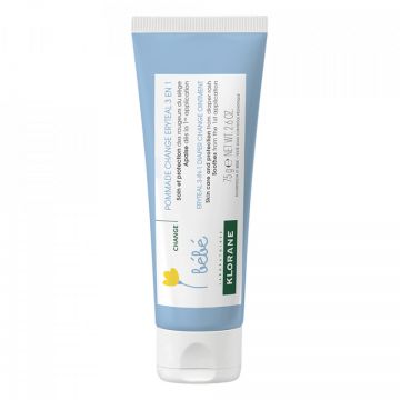 Unguent 3-in-1 pentru schimbarea scutecului Erytheal, Klorane Bebe (Concentratie: Crema, Gramaj: 75 ml)