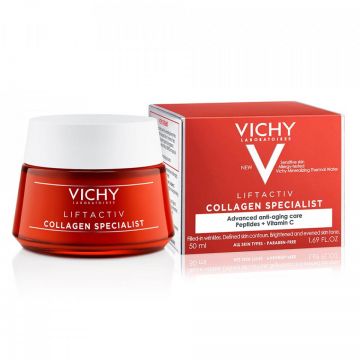 Vichy Cremă de zi antirid pentru toate tipurile de ten Liftactiv Collagen Specialist (Concentratie: Crema pentru fata, Gramaj: 50 ml)