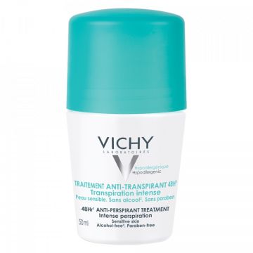 Vichy Deodorant roll-on antiperspirant cu parfum (Concentratie: Roll-On, Gramaj: 50 ml)
