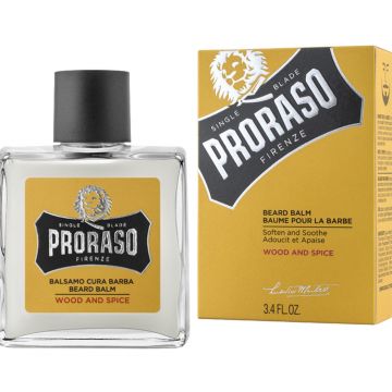 Balsam de barba Wood & Spice, 100ml, Proraso Balsam de barba Wood & Spice, 100ml, Proraso