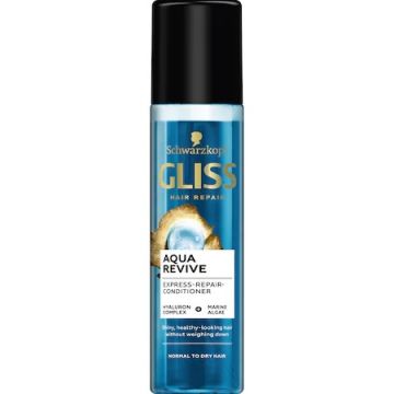 Balsam express de reparare Aqua Revive pentru par normal sau uscat, 200ml, Gliss