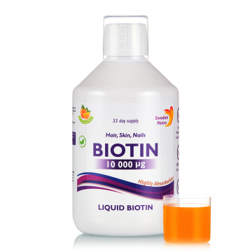 Biotina lichida 10000mcg, 500ml, Swedish Nutra