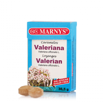 Bomboane cu valeriana pentru combaterea stresului si a anxietatii, 36.5g, Marnys