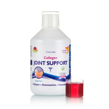 Colagen lichid hidrolizat tip 1, 2, 3 Joint Support, 5000 mg, 500ml, Swedish Nutra
