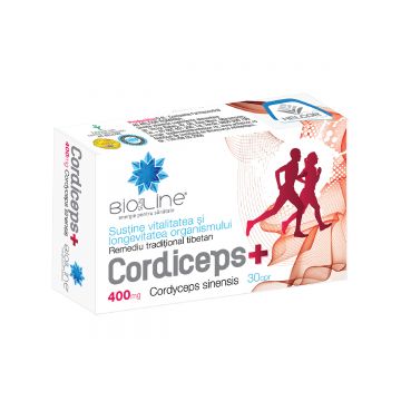 Cordiceps+, 30 comprimate, BioSunLine