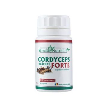Cordyceps Extract Forte 100% natural, 120 capsule, Health Nutrition